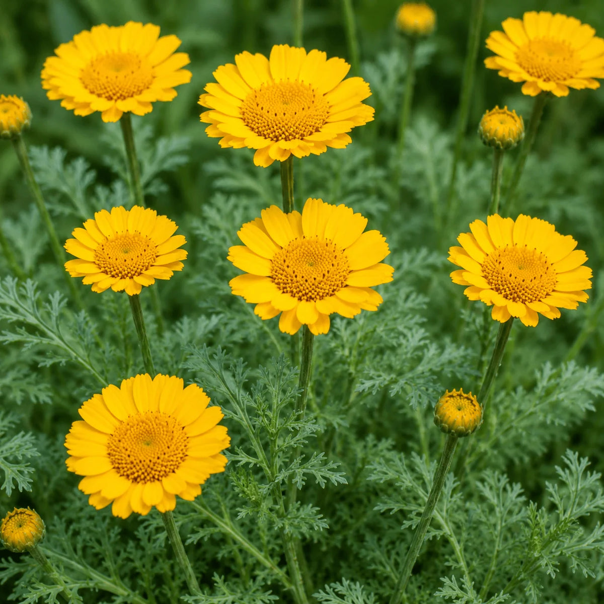 Anthemis sancti-johannis flowering plant identified as Saint John’s Chamomile.