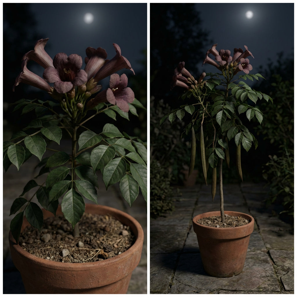 Oroxylum Indicum – Midnight Horror Ornamental Flower Tree Seeds