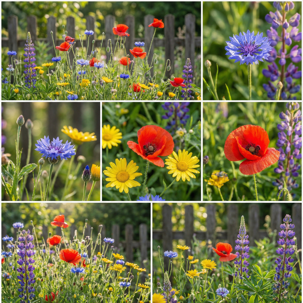 Wildflower Mix – Colorful Garden Flower Seeds Bulk Packet