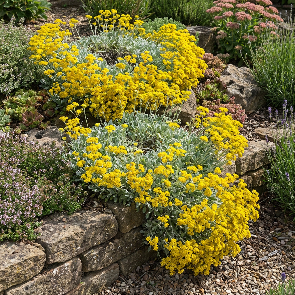 Alyssum Basket of Gold Aurinia Saxatilis – Perennial Garden Flower Seeds