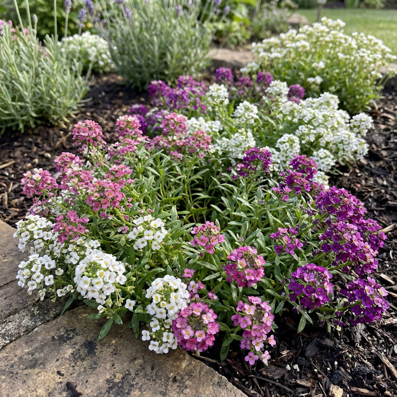 Alyssum Paletta Mix Lobularia Maritima – Colorful Garden Flower Seeds