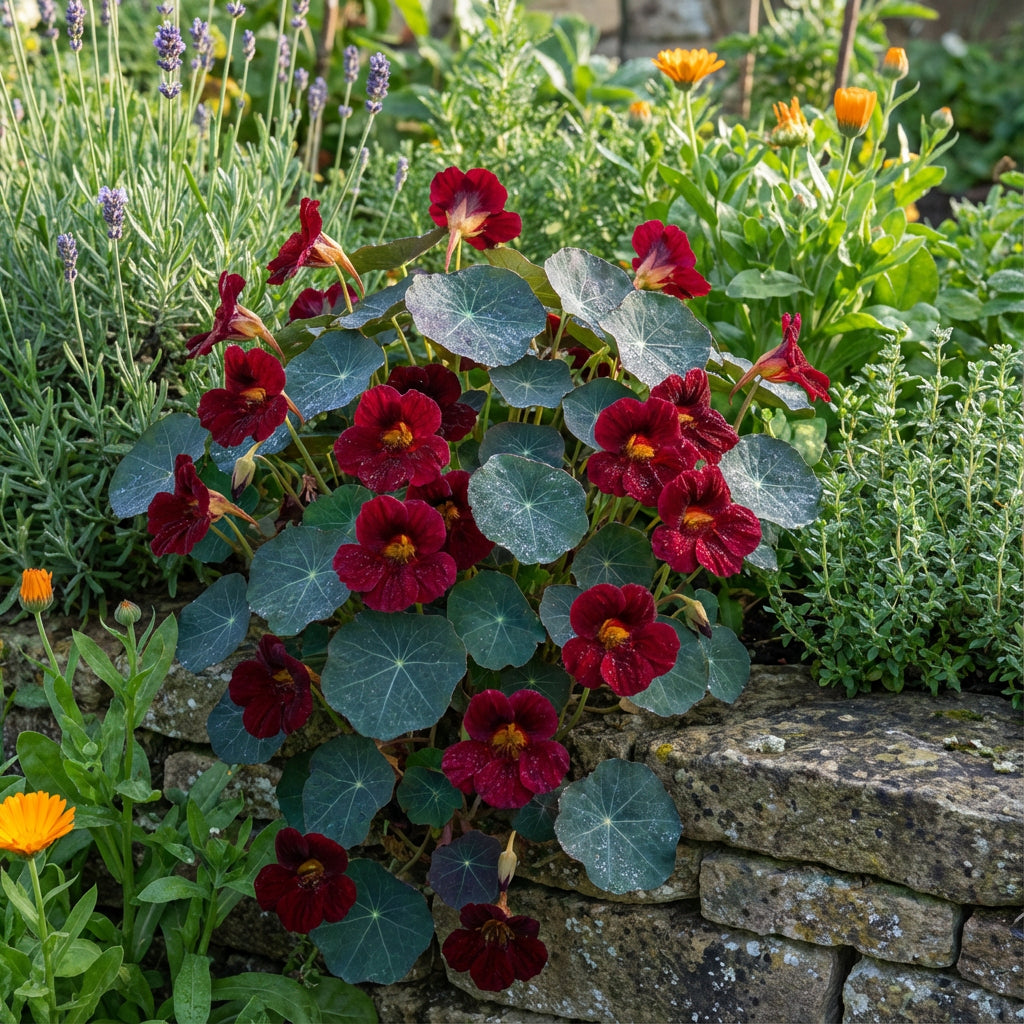Empress of India Nasturtium – Colorful Wildflower Garden Seeds