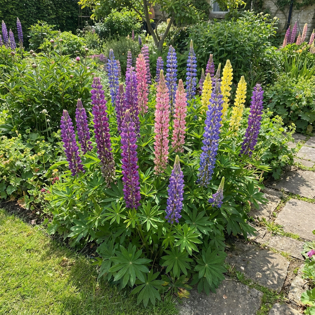 Lupine Russel Mix Lupinus Polyphyllus – Perennial Flower Seeds