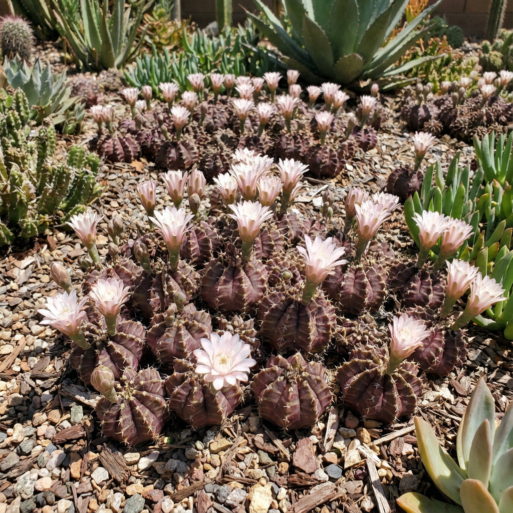 Gymnocalycium Mihanovichii Flower Field – Hybrid Cactus Seeds