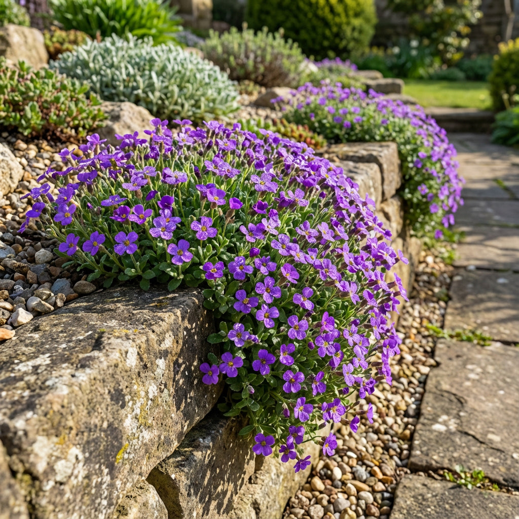 Purple Rockcress Aubrieta – Colorful Wildflower Garden Seeds