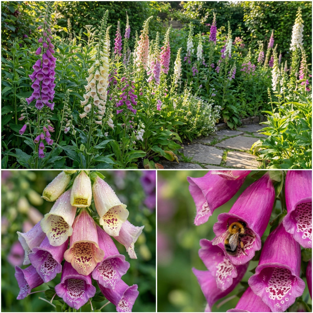 Mixed Foxglove Digitalis – Colorful Wildflower Garden Seeds