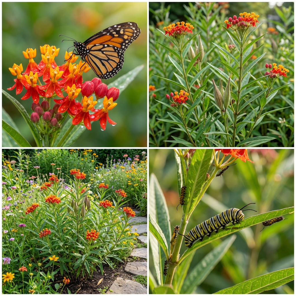 Blood Flower Asclepias Curassavica – Colorful Wildflower Garden Seeds