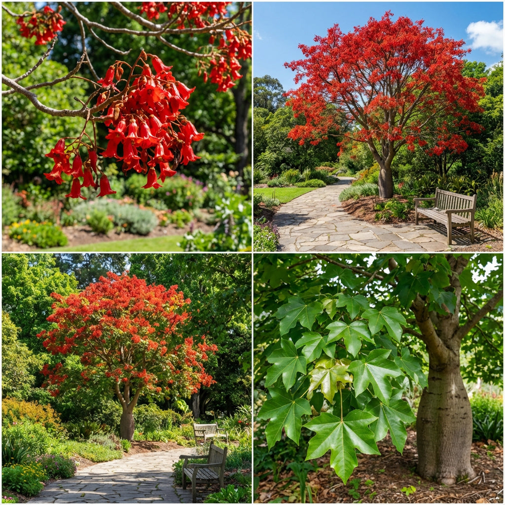 Illawarra Flame Tree Brachychiton Acerifolius – Flowering Tree Seeds