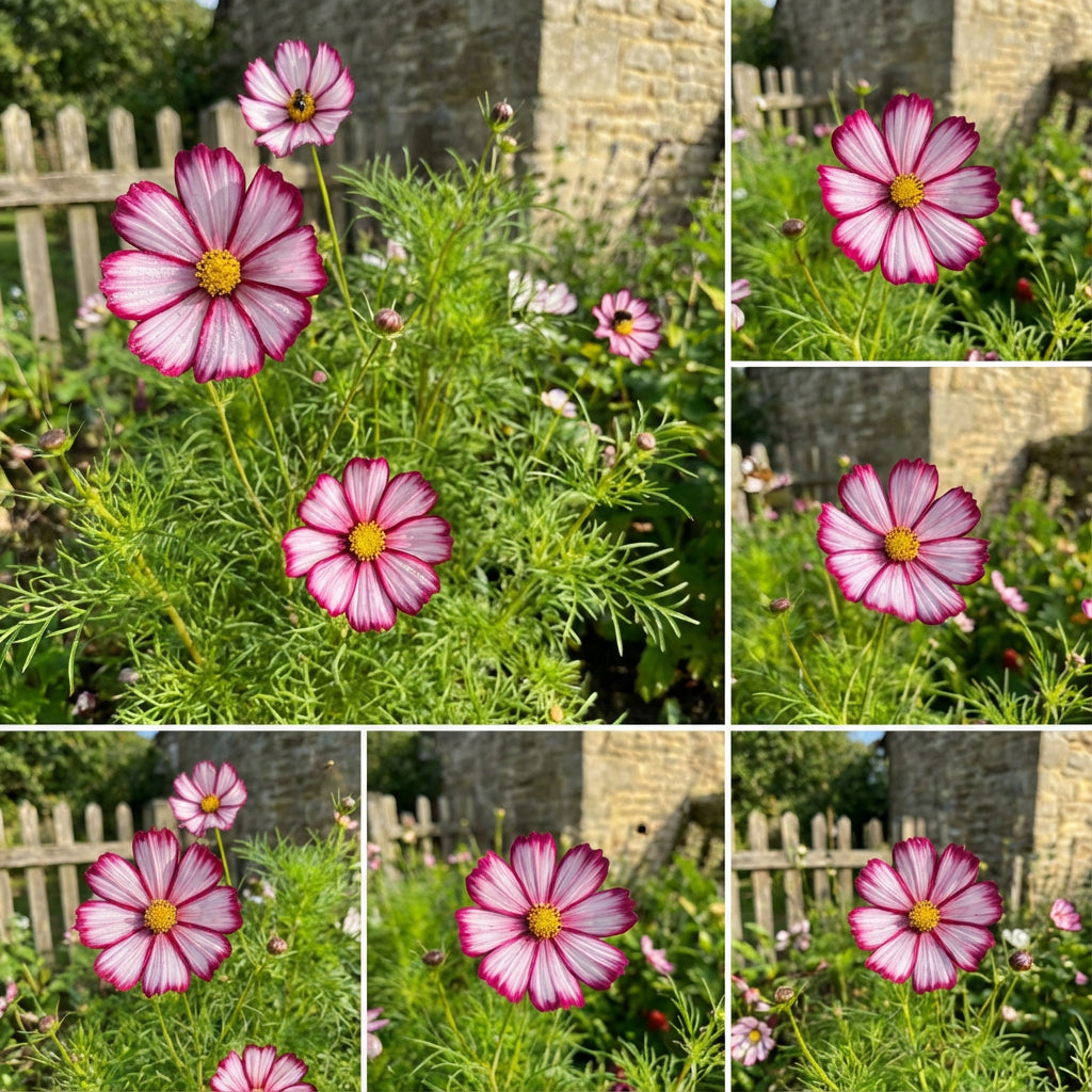 Candystripe Cosmos – Colorful Wildflower Garden Seeds