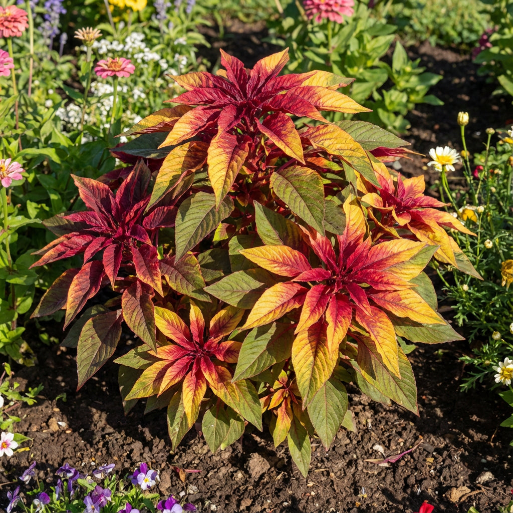 Amaranthus Perfecta Tricolor – Ornamental Garden Flower Seeds