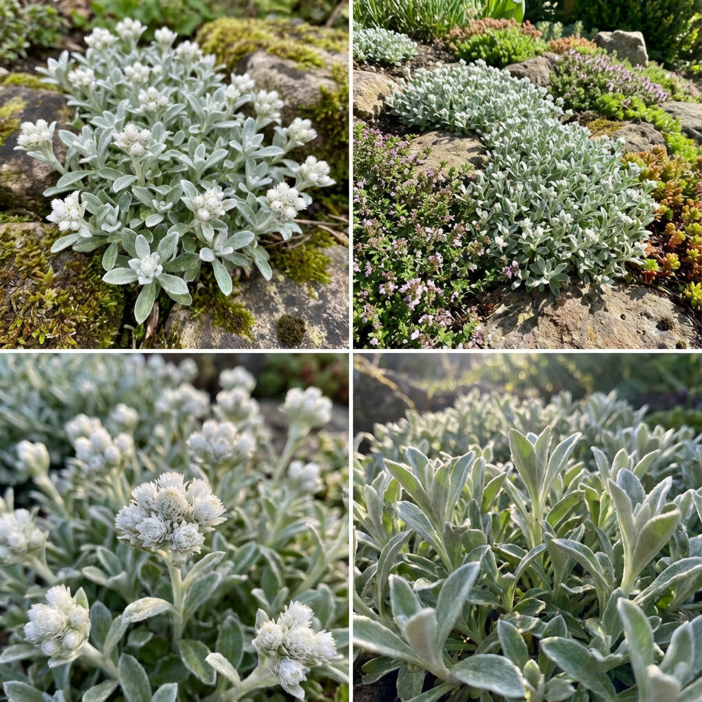 Antennaria Pussytoes White Antennaria Dioica – Hardy Groundcover Flower Seeds