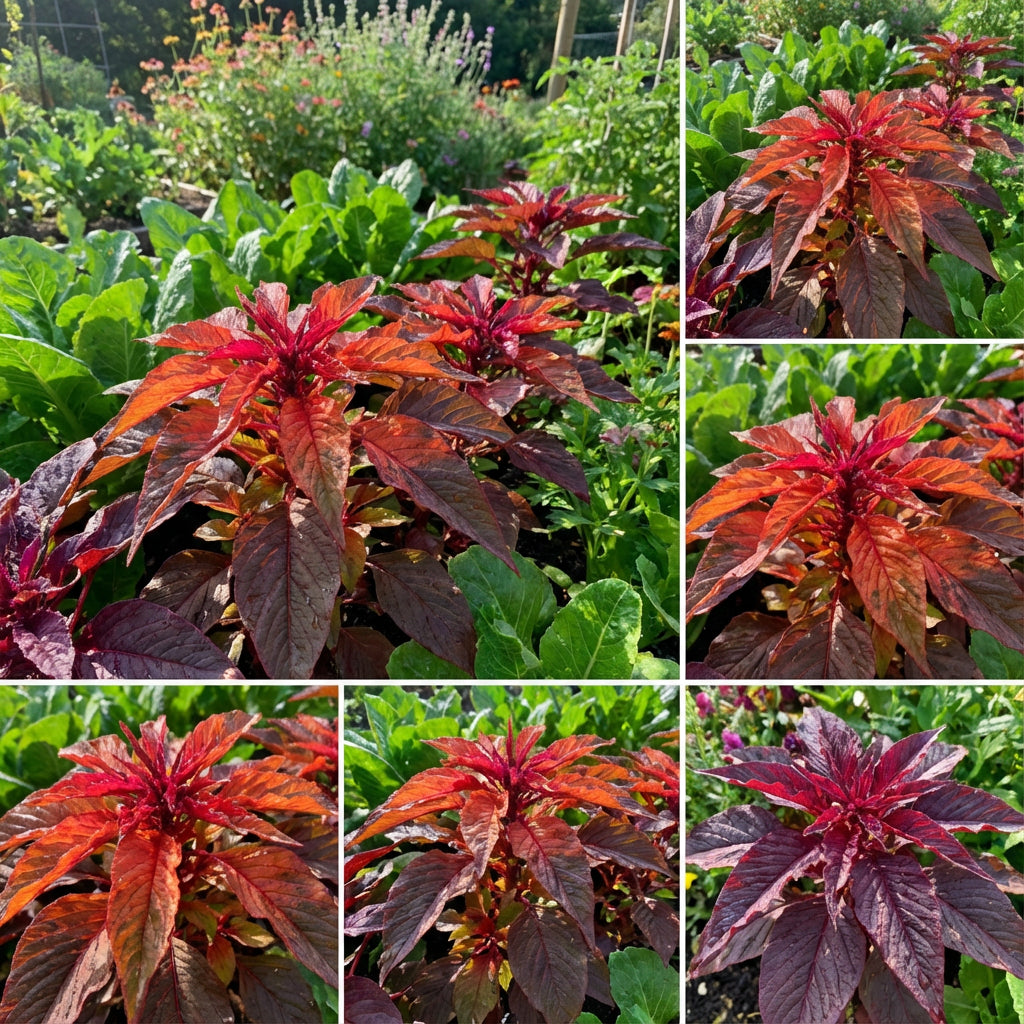 Amaranthus Molten Fire Amaranthus Tricolor – Ornamental Garden Flower Seeds