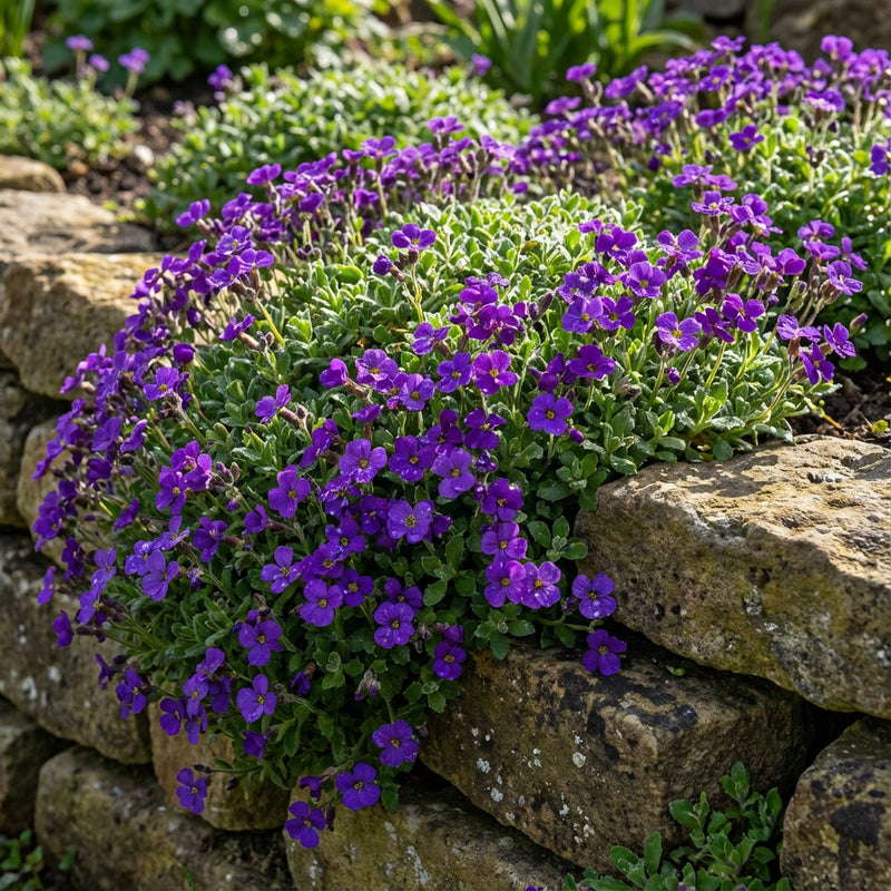 Aubrieta Rock Cress Whitewell Gem Aubrieta Hybrida – Groundcover Flower Seeds