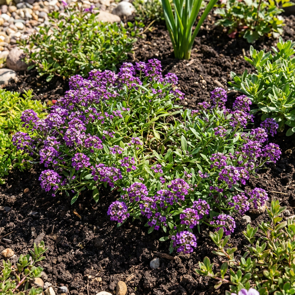 Alyssum Violet Queen Lobularia Maritima – Fragrant Garden Flower Seeds