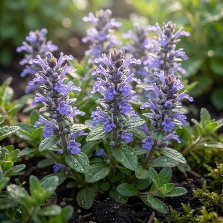 Ajuga Reptans Bugle Seeds for Ornamental Ground Cover and Decorative Garden Planting