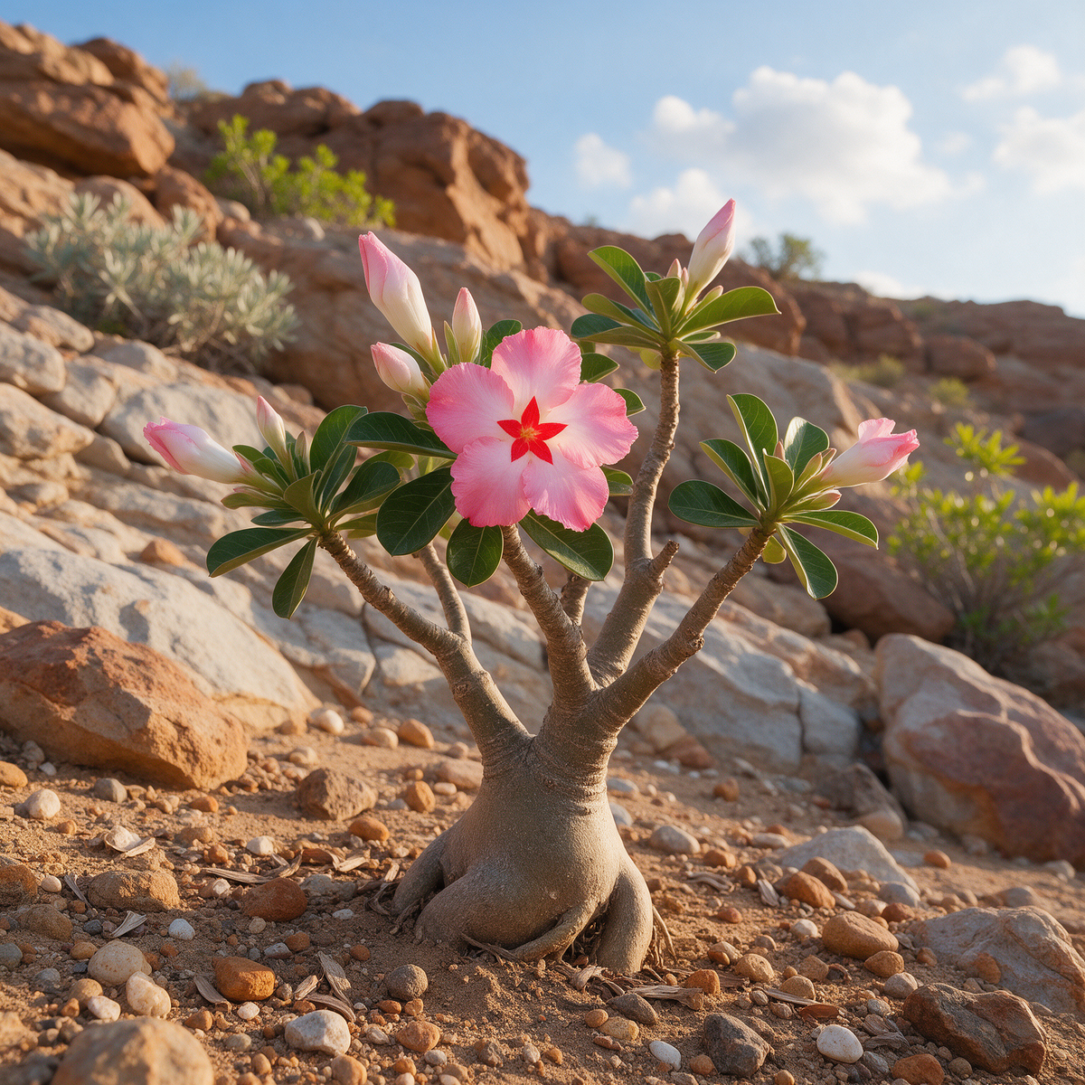 Desert Rose Adenium (Adenium obesum) Garden Plant Seeds