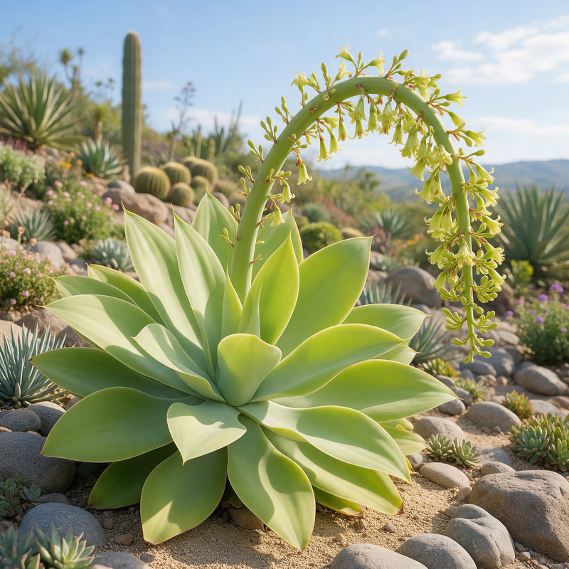 Agave Swan’s Neck (Agave attenuata) ornamental plant