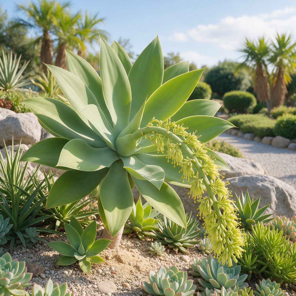Swan’s Neck Agave (Agave attenuata) plant seeds