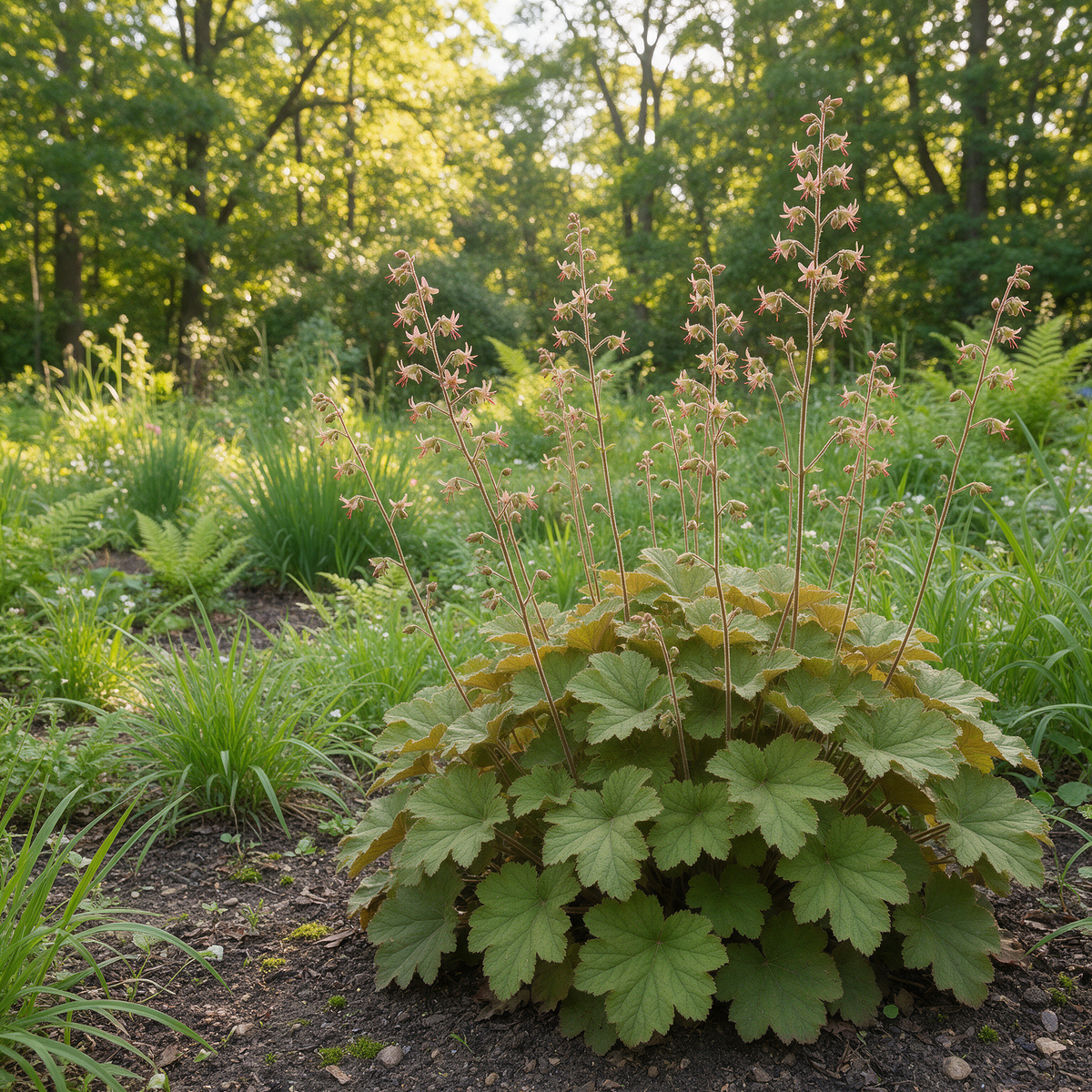Heuchera richardsonii Alum Root perennial plant