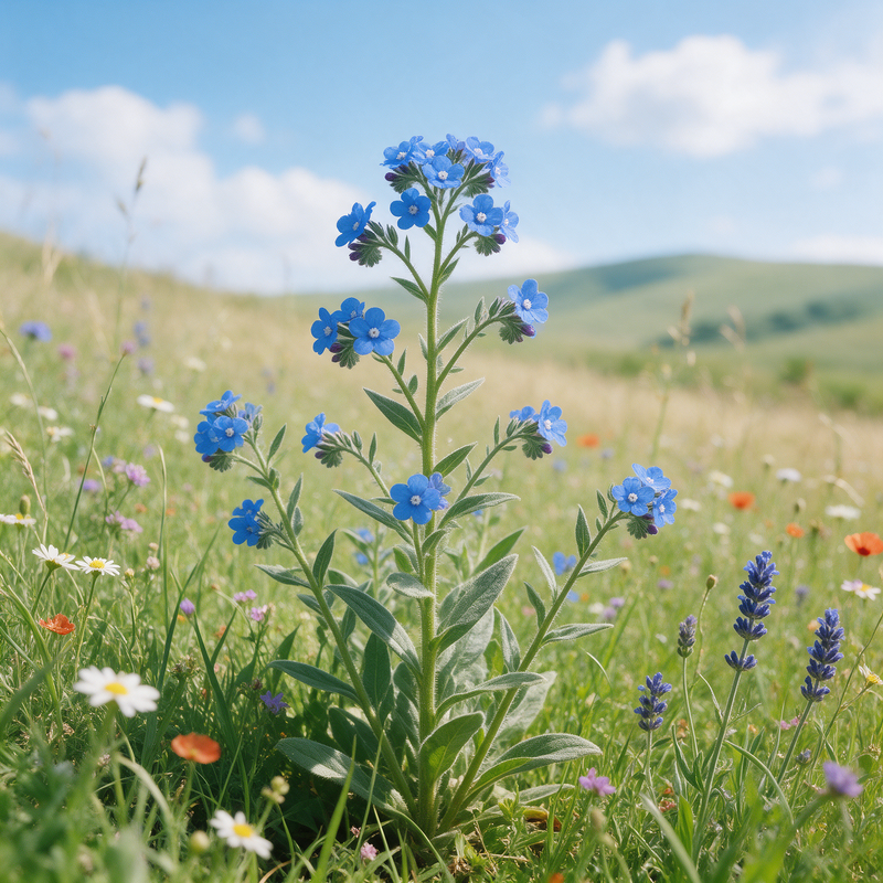 Anchusa azurea blue flowering perennial for cottage gardens