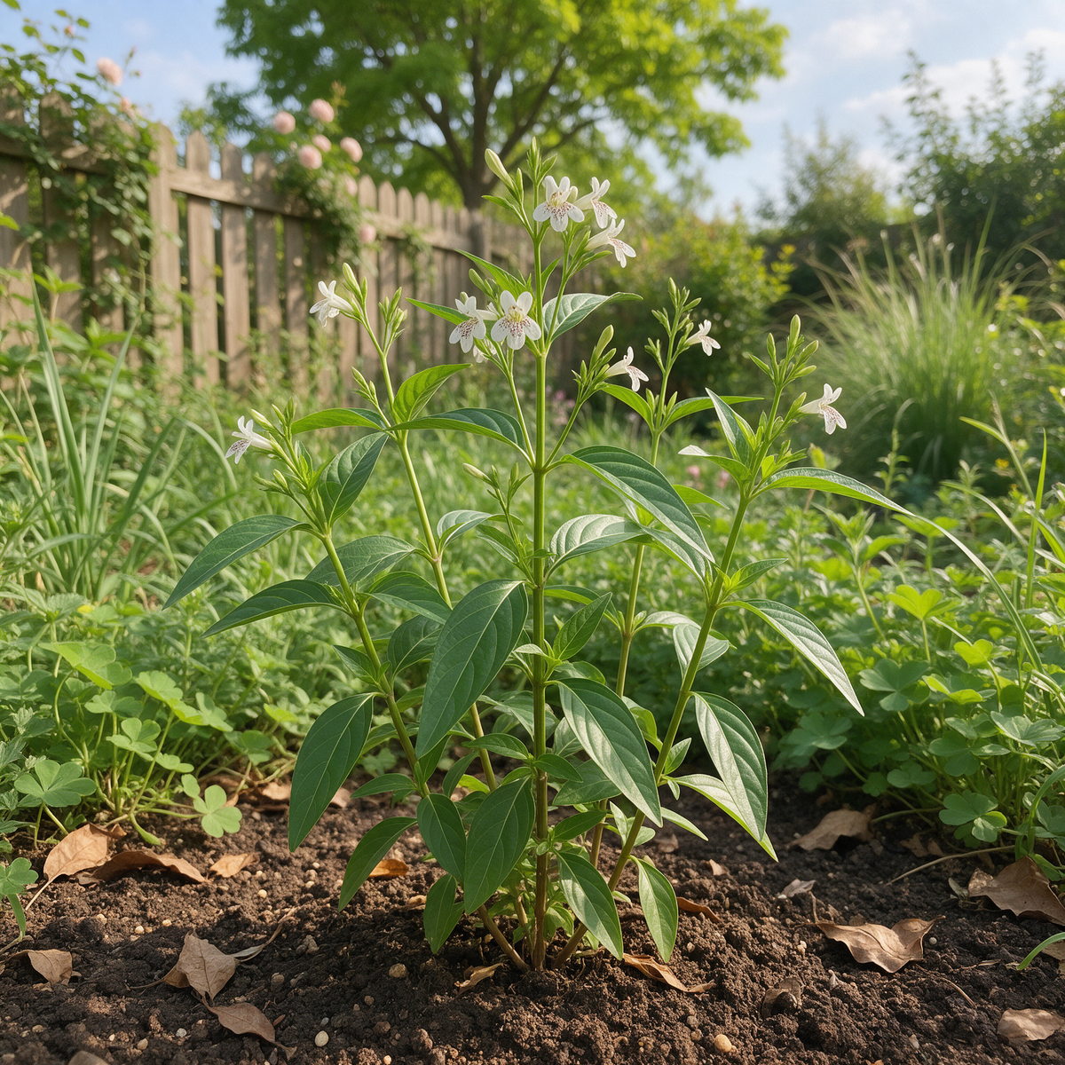 Andrographis paniculata herbaceous plant for garden growing