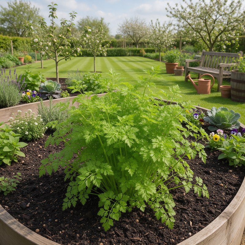 Anthriscus cerefolium Fijne Krul organic chervil garden seeds.