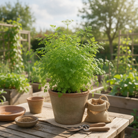 Fijne Krul Chervil (Anthriscus cerefolium) herb seeds for garden planting.