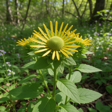 Carpesium macrocephalum Da-hua-jin-wa-er flowering plant
