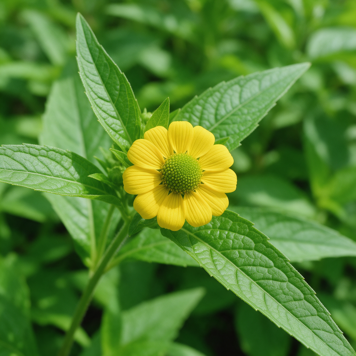 Da-hua-jin-wa-er Carpesium macrocephalum garden plant