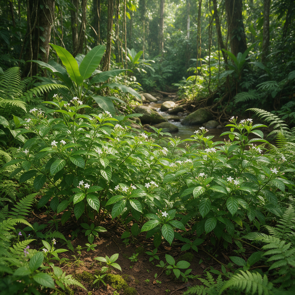 Chacruna Psychotria viridis plant seeds for tropical botanical cultivation