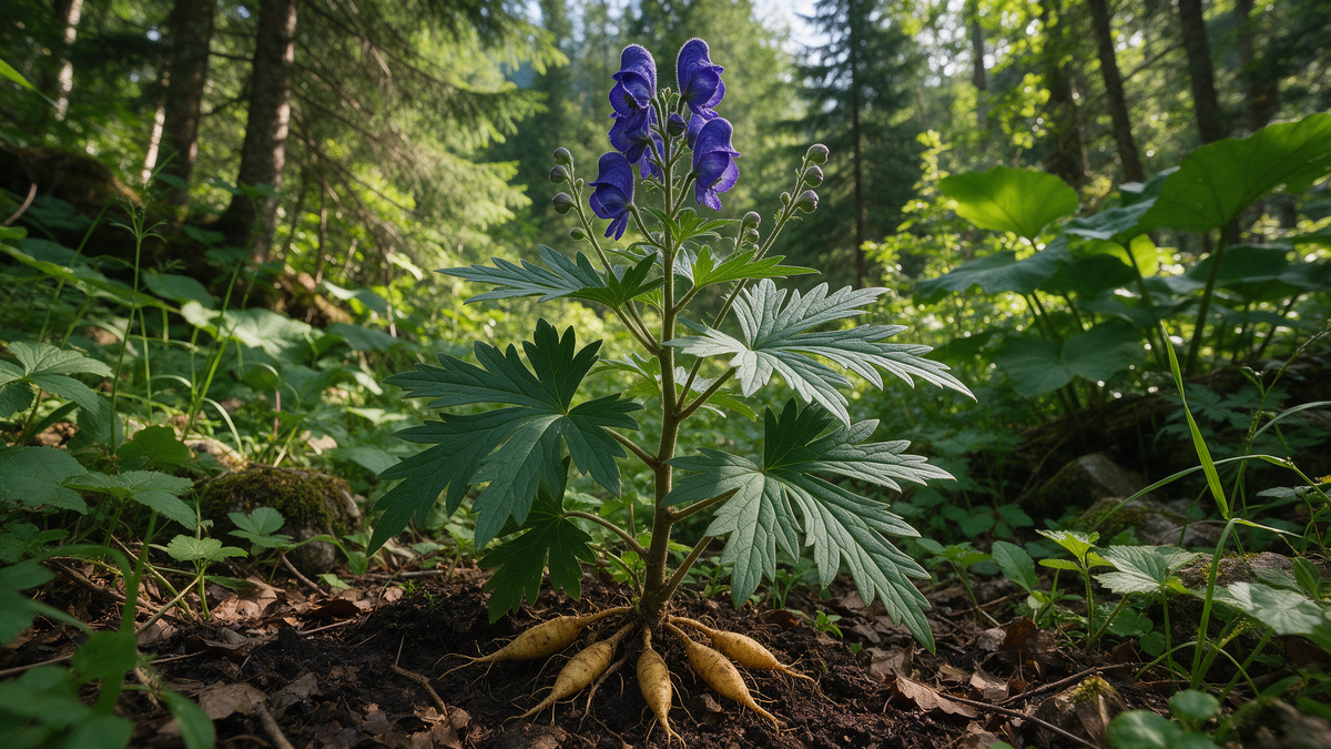 1. Chinese Aconite botanical seeds for perennial plant cultivation