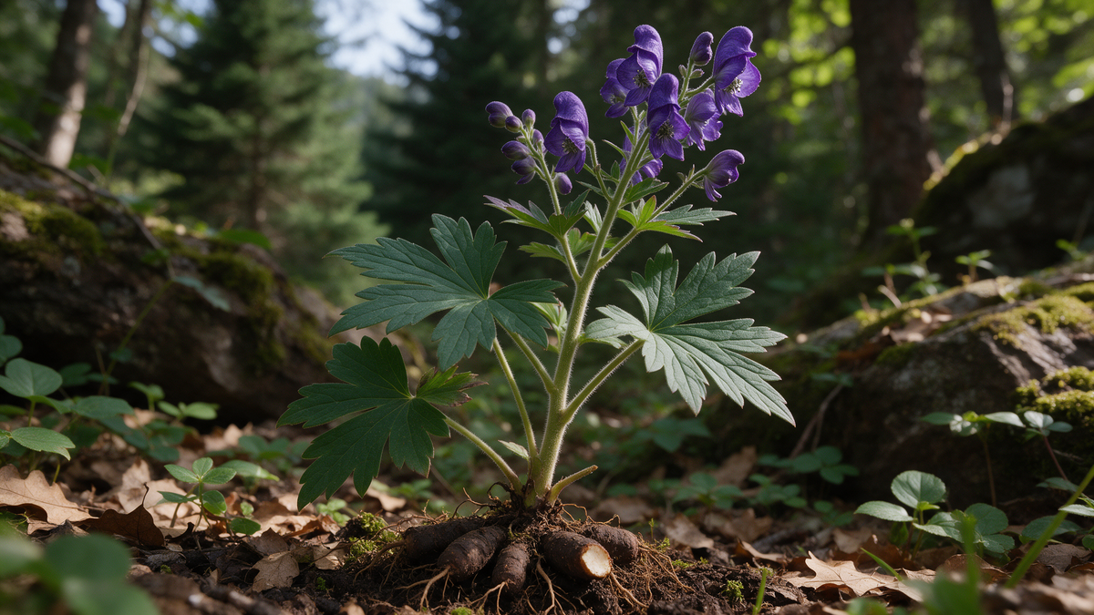 Aconitum carmichaelii Chinese Aconite seeds for gardening