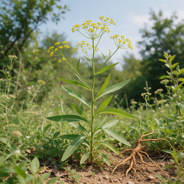 Chinese Bupleurum (Bupleurum chinense) Bei-chai-hu plant seeds