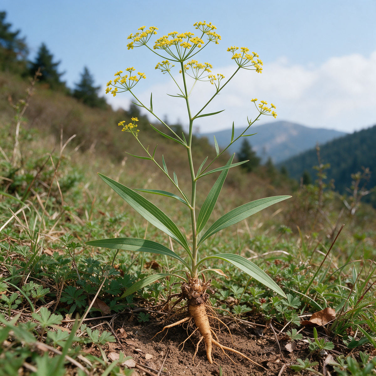 Chinese Bupleurum (Bupleurum chinense) Plant Seeds