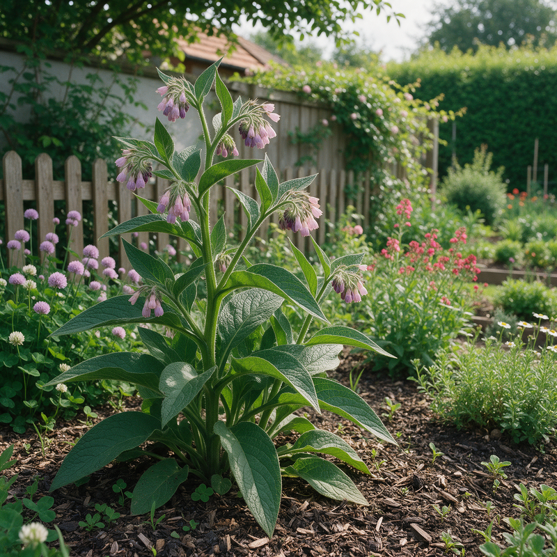 Symphytum officinale True Comfrey planting seeds for perennial herb gardens