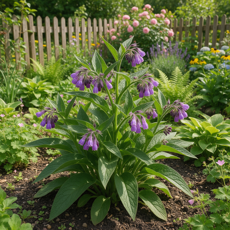 True Comfrey Symphytum officinale var. patens seeds for perennial herb garden planting
