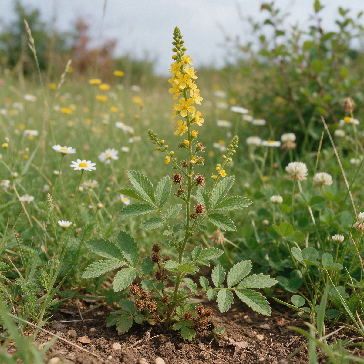 Agrimonia eupatoria Agrimony herb plant seeds