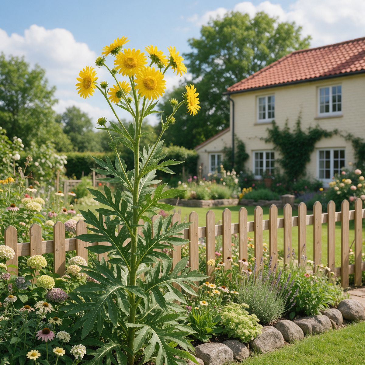 Silphium laciniatum perennial wildflower for prairie gardens and naturalistic landscapes