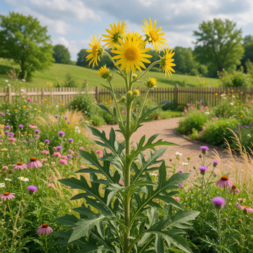 Silphium laciniatum Compass Plant garden seeds for perennial wildflower planting