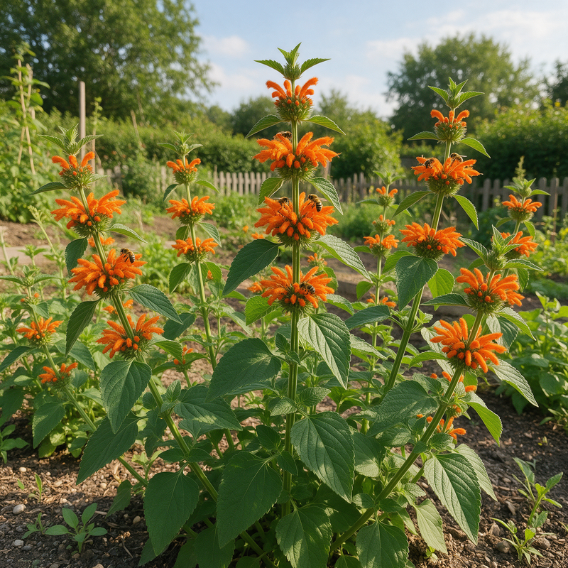 Cordao Klip Dagga Leonotis nepetifolia flower seeds for ornamental garden planting