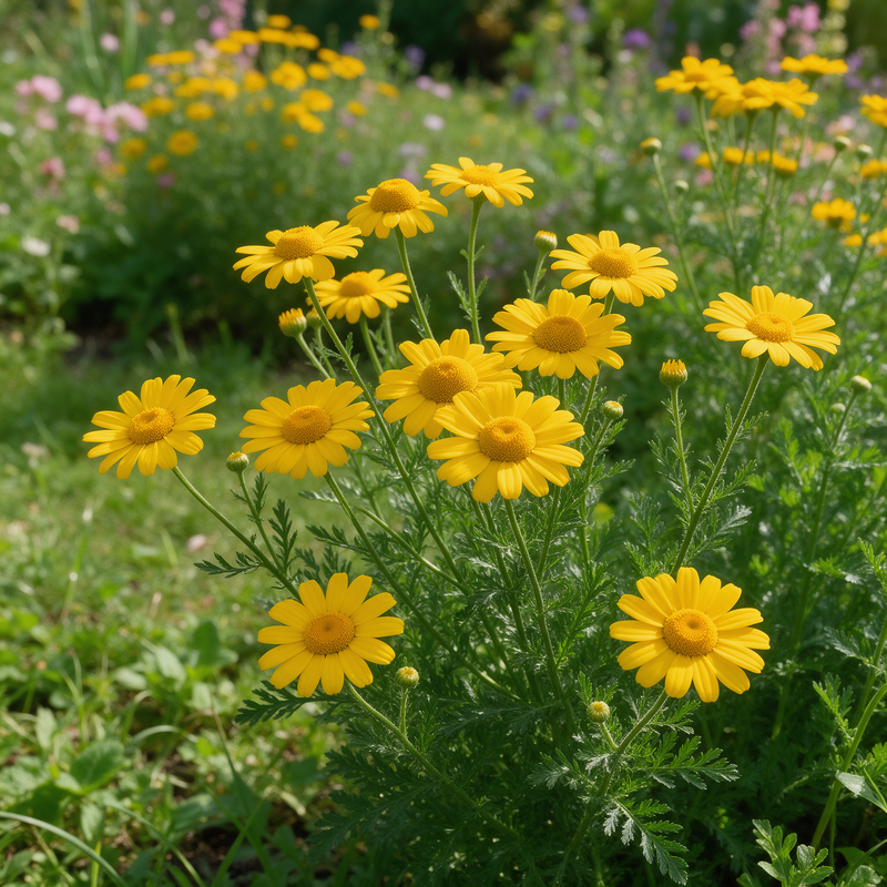 Anthemis tinctoria Dyer’s Chamomile flowering plant seeds