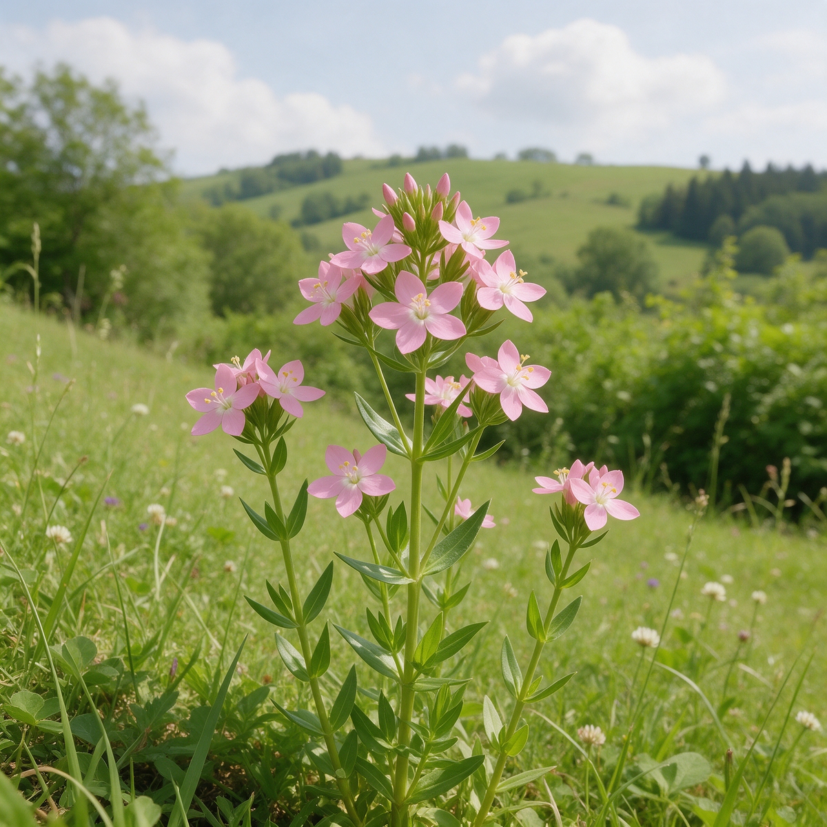 European Centaury Centaurium erythraea flower seeds