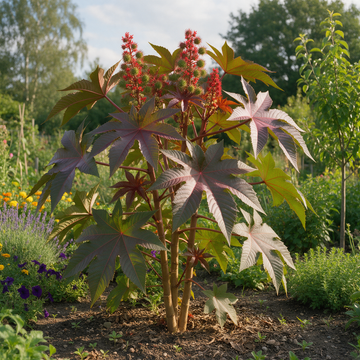 Giant Castor Ricinus communis zanzibariensis Garden Seeds