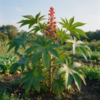 Ricinus communis zanzibariensis Giant Castor Plant Seeds
