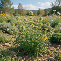 Salvia columbariae Golden Chia flowering herb for sunny gardens and native plant landscapes
