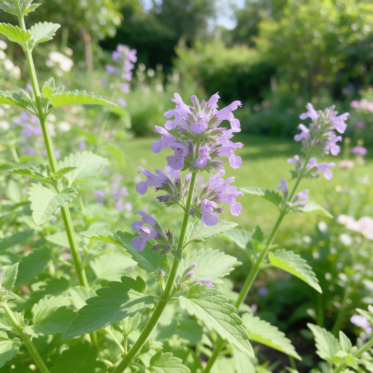 Japanese Catnip Nepeta tenuifolia garden plant