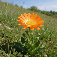 Organic Calendula arvensis Wild Flower Seeds – Natural Garden Blooms