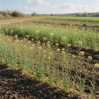 Camelina sativa annual flowering plant