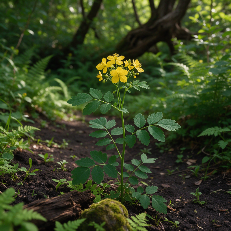Organic Greater Celandine Chelidonium majus flower seeds