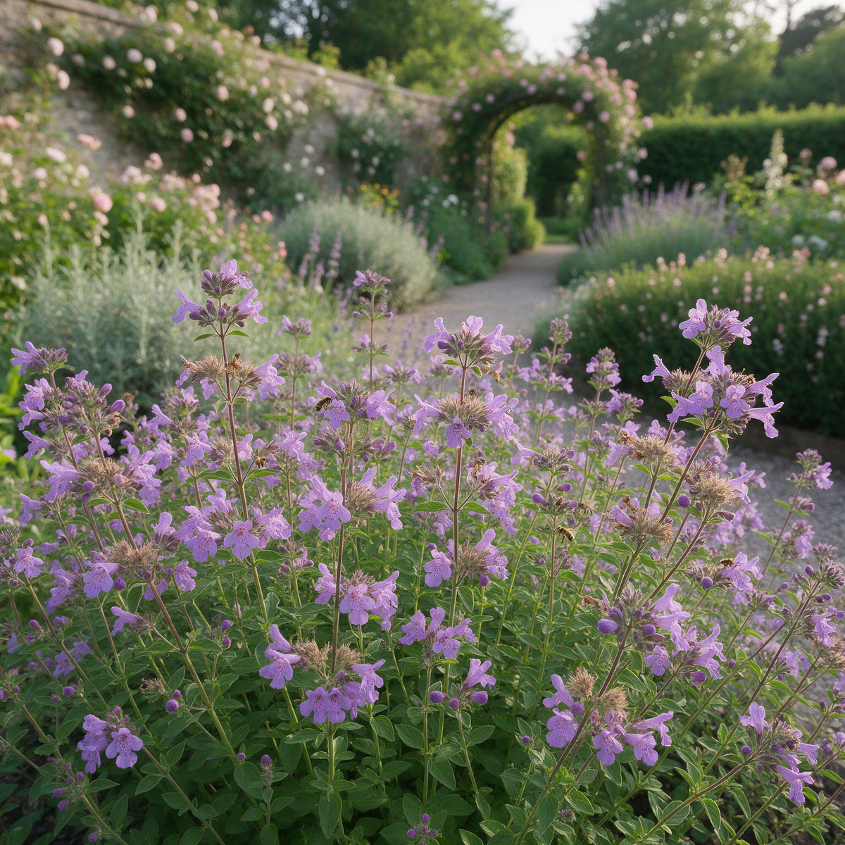 Clinopodium grandiflorum Showy Calamint ornamental flowering plant